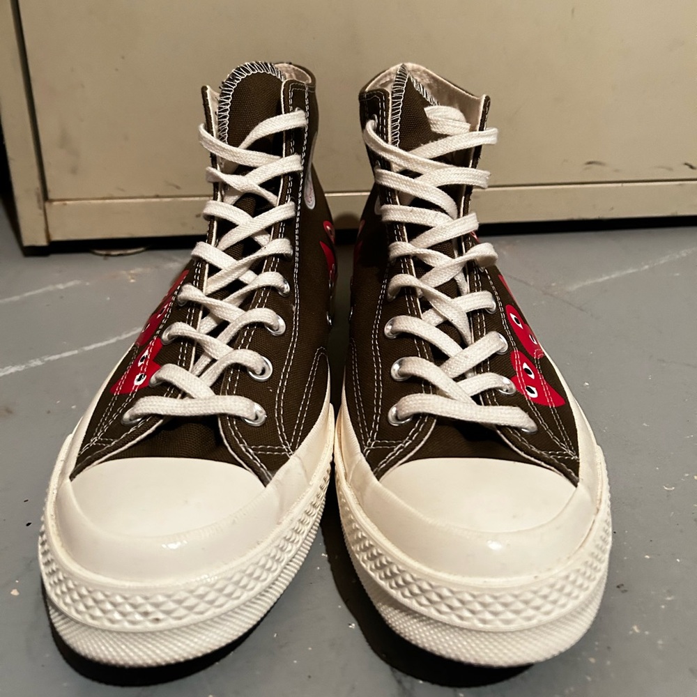 CDG (Comme Des Garçons) PLAY Multi Heart Green